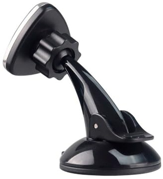 Soporte magnético para teléfono de coche, universal para salpicadero, parabrisas, ventosa industrial, con ventosa, con telescópico ajustable, imanes fuertes en el brazo, para todos los teléfonos móvil