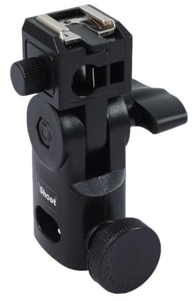 Standard-Blitzschuh-Halterung, Studio-Foto-Regenschirm-Halterung, kompatibel mit Speedlite-Blitzlichtständer