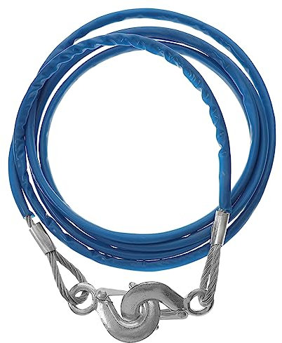 Mikinona 1stück Auto Abschleppseil Robuste Traction Rope Mit Haken Notfall-zugseil Für Hohe Bruchfestigkeit Bis Leicht Zu Transportieren Für Pannenhilfe