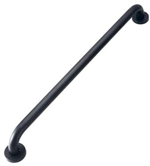 MYRTFK Haltegriff Toilette, Schwarze Badezimmer Handläufe, Dusche Sicherheit Haltegriff, Badezimmer Handgriff, Treppe Handlauf, rutschfeste Haltegriffe für Senioren(90cm)