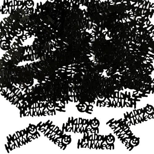 Nevalerra Coriandoli di Halloween, coriandoli sparsi per la tavola | Coriandoli da tavola di Halloween - glitterati sparsi per la di per di Decorazione della