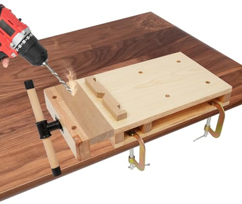 EEYBLAEEY Portable Wooden Workbench – Compact Woodworking Bench with C-Clips， Ideal for Home & Workshop, 220LBS Load, Chiseling, Planing, Sawing