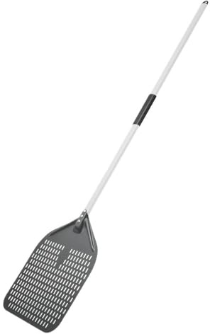 CaFfen Pelle Pizza Pelle à pizza long manche en alliage, 12/13/14 pouces(12 inch Silver)