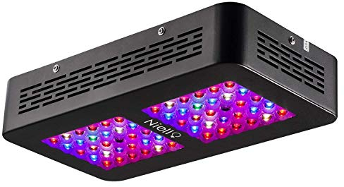Niello Lampe de croissance LED pour plantes 300 W - Série de lentilles optiques - Lumière UV IR à spectre complet - Lumière de croissance avec Veg & Bloom - Pour plantes d'intérieur, légumes et fleurs