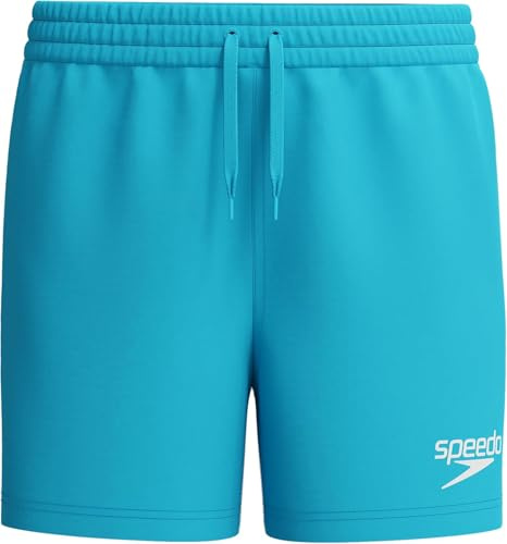 Speedo pojkar 33 cm vattenshorts | badshorts | badbyxor | snabbtorkande | komfort | klorbeständig vattentät (förpackning med 1), Bild blå, 10-11 År
