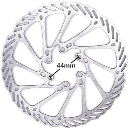 Bremsscheiben Fahrrad 120mm/140mm/160mm/180mm/203mm 6 Zoll Edelstahl Fahrrad Rotor Disc for Mountain Road Cruiser Fahrrad Bremse Teile Fahrrad Bremsscheibe (Color : 160mm)