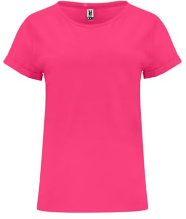 ROLY CIES - Camiseta Mujer Cies Manga Corta Algodón 100% Mujer Color: Fucsia Talla: M