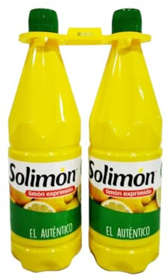 Solimon | Zumo de Limón Exprimido 100% Natural | 2 x1 litro