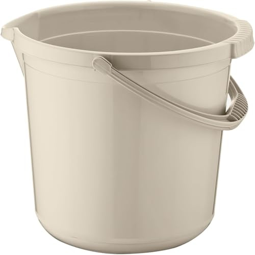 Best House | Plastic Water Bucket | 14 LTR | 2 Pcs | Cleaning Bucket | Bathroom Bucket | Household Water Storage Bucket with Handle, Multipurpose Use for Home, Garden & Workshop (RANDOM COLOUR SEND)