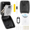 Key Safe Wall Mounted Outdoor, Police Approved Secure Key Lock Box Outdoor with 12 Digit Combination, Weatherproof Keysafe with High Security, keysafe wall mounted outside for Home School Garage