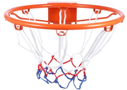 Hängender Basketballkorb aus Eisen für Kinder Jungen, Portable Ausführung | Hängender Basketballkorb für Innenbereich, Basketballring zum Aufhängen, Fördert Sportliche Fähigkeiten