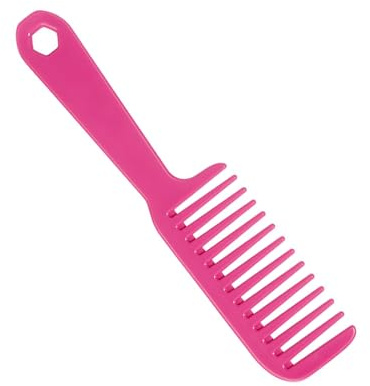 Pettine a denti larghi con manico lungo per diversi tipi di capelli, pettine professionale da salone elegante strumento per lo styling