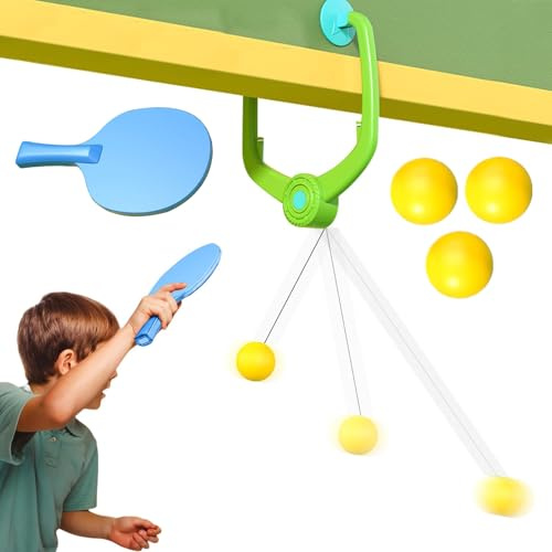 Tragbares Pong-Set für die Tür, verstellbar, zum Aufhängen | Tischtennis-Set für das Training und Praxis zu Hause für Kinder, Erwachsene und Anfänger