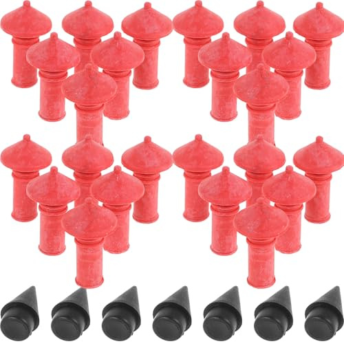 CHILDWEET 1 Paquet de Clous de Réparation de Pneus en Caoutchouc de Champignon Petit Modèle Bouchons de Réparation Universels pour Pneus Tubeless de Voiture et Moto Outil de Crevaison