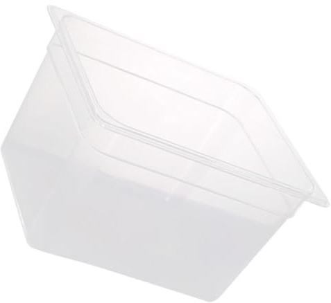 NUOBESTY Contenitore Trasparente per Cottura Lenta da 11l, Plastica Riutilizzabile per Slow Cooker, Scatola per Cucina Domestica Facile da Pulire e Portatile per Uso in Campeggio