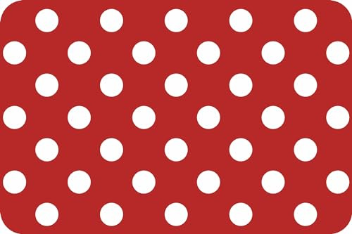 d-c-fix manteles individuales Rio Venito rojo - lavables antimanchas plastico PVC - tapetes para mesa salvamanteles bajoplatos mantelitos - 29 cm x 44 cm rectangular