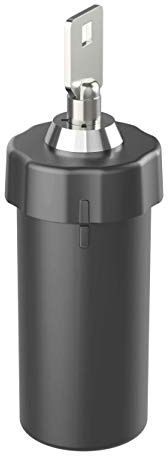 Ezy Dose Pill Box and Medicine, Vitamin Container, Safe for Money & Travel Items, Durable Canister, 2 Keys with Lock, Small