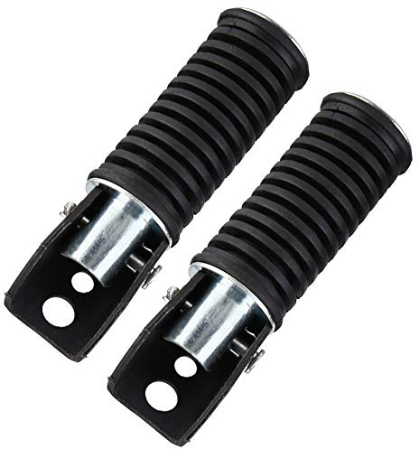 Nikou Reposapiés De La Motocicleta - 1 Par De Pasajero Trasero De La Motocicleta, Reposapiés Del Pedal De Los Reposapiés, Compatible Con Szki Gn125 / Qj25 / Gs125 / Gt125-5