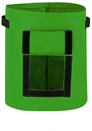 Tooloflife - Sac de culture en tissu non tissé respirant - Pour pommes de terre, tomate, carotte, fruits et fleurs - 5 gallons - Vert