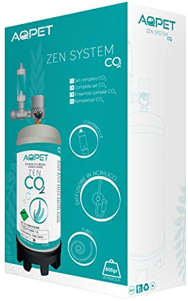 AQPET Zen Co2 System Komplettanlage für Süßwasseraquarien mit 800 g Flasche