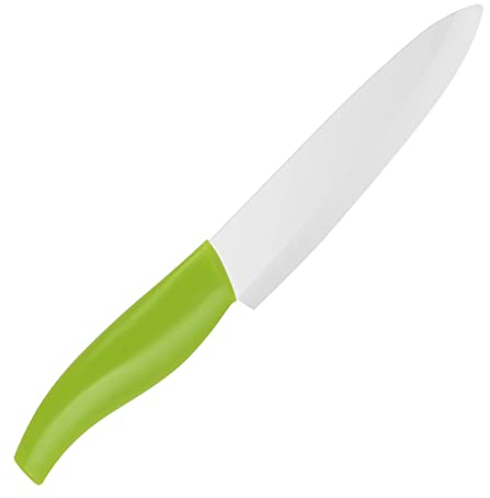 Keramikmesser, Küchenmesser Keramik mit 10 cm Klingenlänge,weiße Klinge aus Keramik,extrem scharf,Allzweckmesser für Fleisch, Brot, Obst & Gemüse