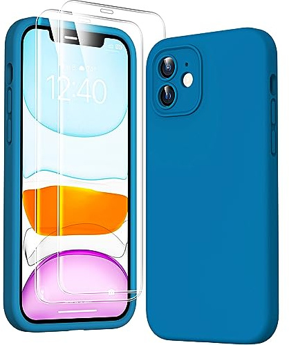 HATOSHI für iPhone 11 Hülle, Silikon Anti-Rutsch Kratzfestes Stoßfest Handyhülle für iPhone 11 Schutzhüll, Mitternachtsblau