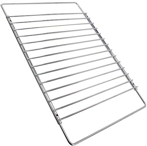 Griglia per Forno Regolabile con Profondità di 320 mm e Larghezza da 350 mm a 520 mm - Universale per Molte Marche - Garanzia di 10 Anni - MONTERAL