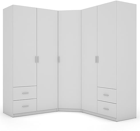 e-Meblast Eckschrank 214x54cm Schubladen Einlegeböden Schlafzimmer | Wohnzimmer, Kleiderstange, Schubladen, Einlegeböden, Schlafzimmer