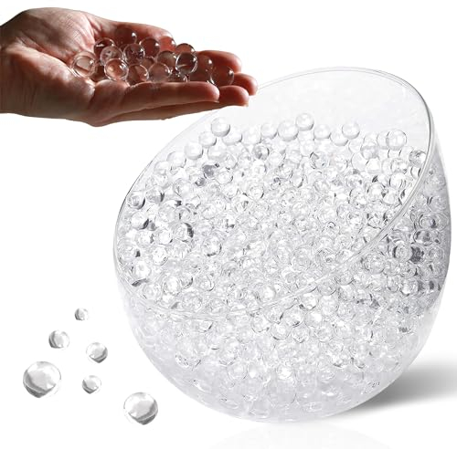 comforder – Water Beads, Water Balls, Decorative Water Beads for Plants, Decorative Gel Balls for Vase Fillers (Clear, 10,000)