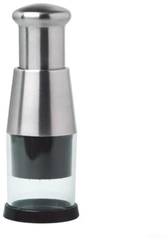 wenyouya Tritatutto per aglio, per peperoncino nero, cipolla e insalata, in acciaio inox 304, tritatutto manuale pressato, tritatutto a pressione manuale