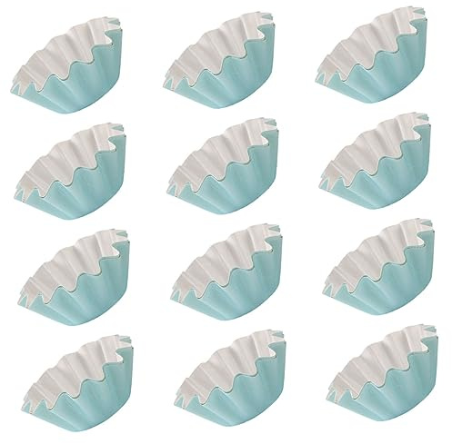 Cabilock 50pcs Cake Cups Baking Trays Paper Liners Food-Grade Paper Oil Non-Stick Enhance Cake Presentation