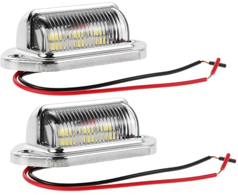 STOBAZA 2pezzi Luci LED per Targa Auto da LED Lateral Right Left per Veicoli Dc Fanali Posteriori per Suv e Camion
