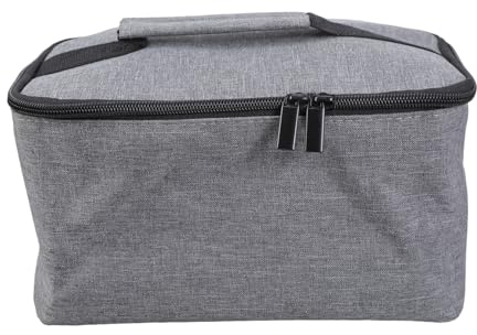 Bolsa de transporte funcional para mezclador, funda de almacenamiento con forro de aluminio para múltiples modelos y accesorios, funda de transporte a prueba de salpicaduras con divisores