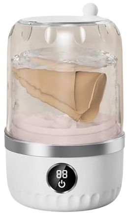 Lave-linge Portable | Machine à Laver Mini 1 Litre | Appareil à Lingerie pour Vêtements | Pour Appartements Étudiants Voyage Camping Chaussettes