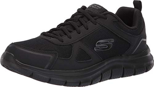 Skechers Men's Track-scloric 52631-bbk Low-Top Sneakers, Black, 9 UK