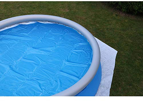 Solarplane, Solarfolie und Bodenschutzvlies für Fast-Set Pool rund 366 cm, 180 µm