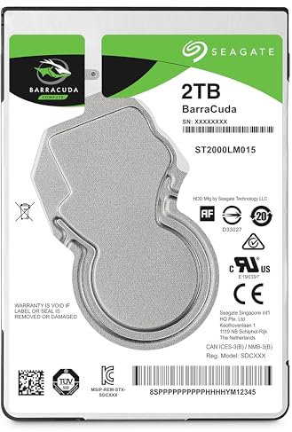 Seagate HDD Int 2TB Barracuda SATA 2.5