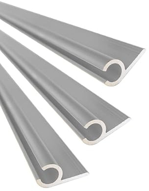 Campervan Awning C Rail Channel Motorhome Caravan Van attachment Rail C channel track 3x1 meter Strips Anodized Aluminium by KEDER UK