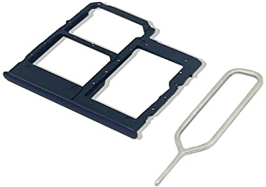 Eonpam Tiroir Carte SIM pour (Samsung Galaxy A31) Support Qualité d'origine Remplacement Plateau Memory SD Slot Carte SIM avec Aiguille SIM(Noir)