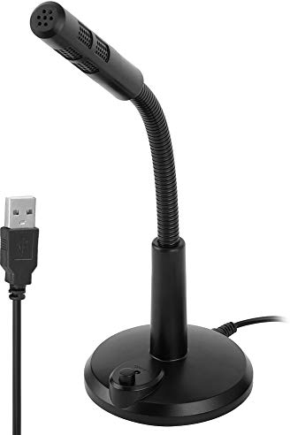 Natudeco Microphone de Bureau Micro avec Angle Réglabl Microphone USB Micro Gaming pour réseaux Chat Chant Jeu