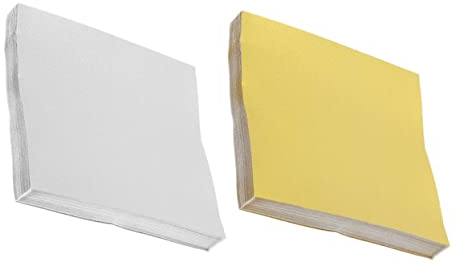 STOBOK 200blätter Goldenes Origami Papier Quadratisches Origami Papier Einseitiges DIY Perlen Glänzendes