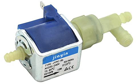 Jiayin JYPC-8 15 W AC 230 V - 240 V 50 Hz 110 cc/min Pompe elettromagnetiche a gas acqua pompa solenoide magnetica per mop vapore, ferro elettrico, pulitore a vapore, ecc (con valvola