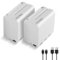 VILTROX 2-Pack NP-F970 Batería Recargable NP-F970 batería de Repuesto 2 Piezas Batería para Sony NP-F970 F960 F950 F770 F750 F570 F550 Compatible Godox VILTROX Neewer Videocámara/Monitor/Cámara