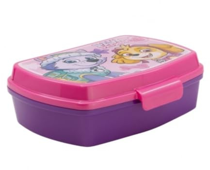 My sweety pop - Scatola per merenda - Pranzo box - Per bambini - asilo - scuola - vacanze - pasto - 17 cm - idea regalo - Pat Patrol - Rosa/Viola - per ragazza
