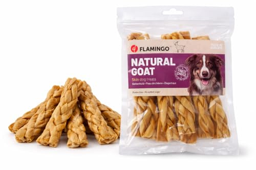 hundeleckerli - leckerli Hund - ziegenhaut breit 100g - natürlicher Snack - glutenfrei - ohne zuckerzusatz - ohne zusatzstoffe