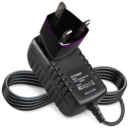 Xzrucst 12V AC-DC Switching Adapter Charger Compatible with Makita DMR106B Jobsite Radio + British Standard Plug