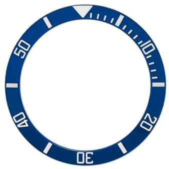 ROUREOX 38mm Keramiskt Vridringsinlägg Dykare Klockring - Stort Färgutbud Mod Delar för Seiko SKX007 Series-A15
