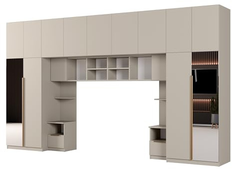 e-Meblast Wohnwand Jula Modern Schrankwand Bett im Schrank Mit 2 Spiegeln | Vertikal Schrankbett, Moderne Schlafzimmermöbel, Schlafzimmer, Wohnzimmer, Modern Schrankwand, Bett im Schrank