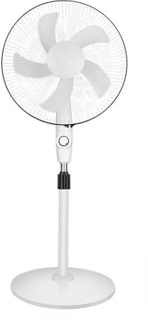 RASTKY Ventilatore da Terra Bianco Ventilatore da Pavimento a 3 velocità di Grande capacità, per la Ventilazione e il Raffreddamento della Casa, Materiale Plastico, Peso 5500 G (Cavo del morsetto