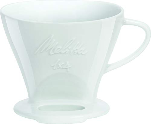 Melitta Porzellan Kaffeefilter weiß 1x4
